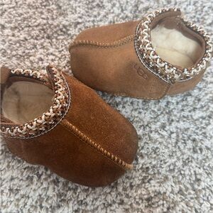 UGG Tan and Brown Baby Booties